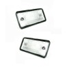 Ensemble de couvercles de lentilles de lumière de plaque d'immatriculation arrière - Pièces d'origine Audi 8E0807430A/8E0807430B Ensemble de couvercles de lentilles de lumière de plaque d'immatriculation arrière - Pièces d'origine Audi 8E0807430A/8E0807430B