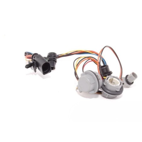 Platine support ampoules arrière inférieur de feu de position avec câbles - Pièces d'origine Audi 4L0945221A