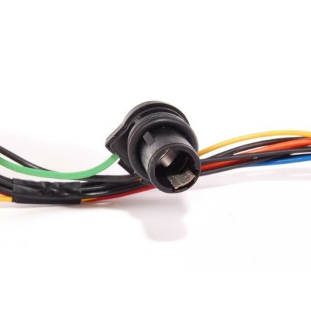Platine support ampoules arrière inférieur de feu de position avec câbles - Pièces d'origine Audi 4L0945221A