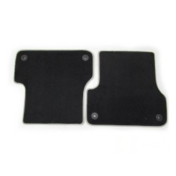 Tapis de sol arrière en textile noir Premium - Pièces d'origine Audi 4G0061276MNO