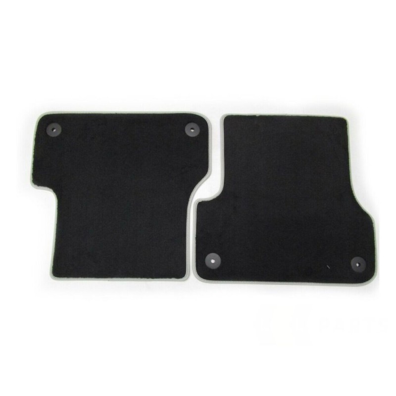 Tapis de sol arrière en textile noir Premium - Pièces d'origine Audi 4G0061276MNO