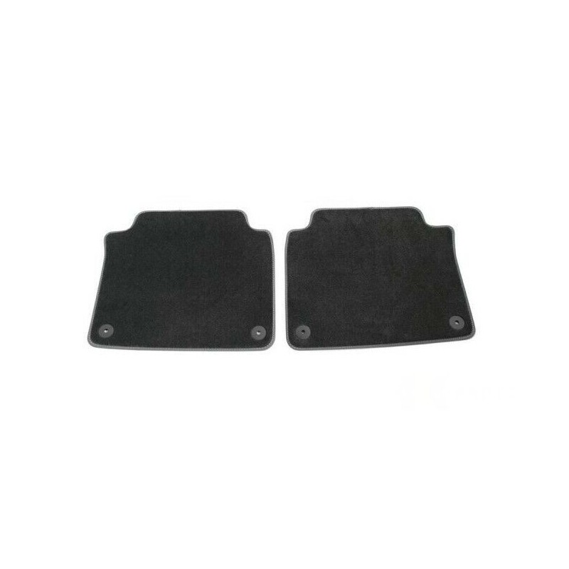 Tapis de sol arrière en textile noir premium - Pièces d'origine Audi 4N0061276MNO