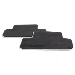 Tapis de sol arrière en textile noir Premium - Pièces d'origine Audi 8K0061276MNO