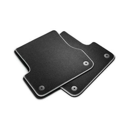 Tapis de sol arrière en textile noir Premium - Pièces d'origine Audi 8U0061276MNO