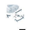 Support de sangle de maintien de pare-chocs arrière droit - Pièces d'origine Audi 4G9807330 Support de sangle de maintien de pare-chocs arrière droit - Pièces d'origine Audi 4G9807330