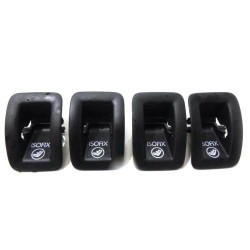 Ensemble de deux sièges arrière noirs Isofix - Pièces d'origine Audi 4G88872336PS