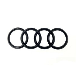 Emblème de badge noir de coffre arrière - Pièces d'origine Audi 8W9853742AT94