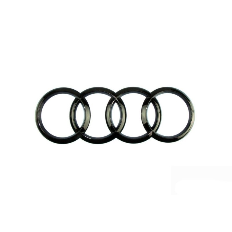 Emblème de badge noir de coffre arrière - Pièces d'origine Audi 8W9853742AT94