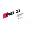 Emblème de badge RS3 noir pour coffre arrière - Pièces d'origine Audi 8V0853740T94 Emblème de badge RS3 noir pour coffre arrière - Pièces d'origine Audi 8V0853740T94