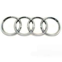 Emblème central chromé de coffre arrière - Pièces d'origine Audi 8X0853742A2ZZ