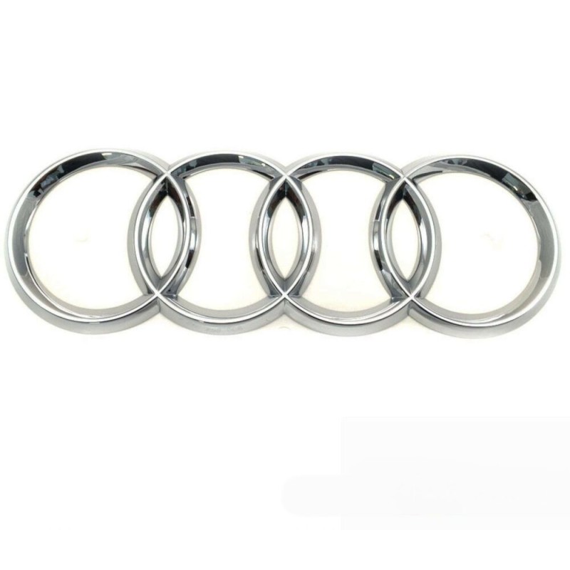 Emblème central chromé de coffre arrière - Pièces d'origine Audi 8X0853742A2ZZ