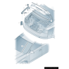 Moulure de chrome pour le coffre arrière - Pièces d'origine Audi 4H0853927B2ZZ Moulure de chrome pour le coffre arrière - Pièces d'origine Audi 4H0853927B2ZZ