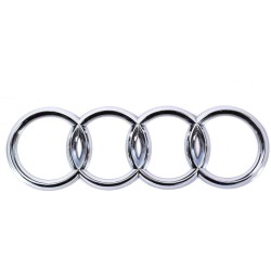 Emblème de badge d'anneaux chromés de coffre arrière - Pièces d'origine Audi 8P08537422ZZ