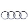 Emblème de badge d'anneaux chromés de coffre arrière - Pièces d'origine Audi 8P08537422ZZ Emblème de badge d'anneaux chromés de coffre arrière - Pièces d'origine Audi 8P08537422ZZ