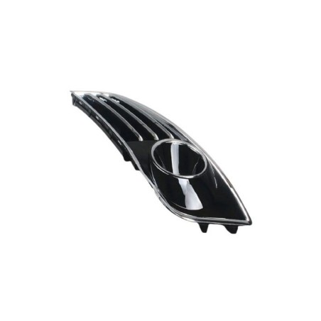 Grille de phare antibrouillard droit en noir brillant - Pièces d'origine Audi 4H0807680KT94 Grille de phare antibrouillard droit en noir brillant - Pièces d'origine Audi 4H0807680KT94