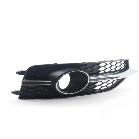 Grille de phare antibrouillard avant droit de pare-chocs noir - Pièces d'origine Audi 4G8807682E9B9 Grille de phare antibrouillard avant droit de pare-chocs noir - Pièces d'origine Audi 4G8807682E9B9