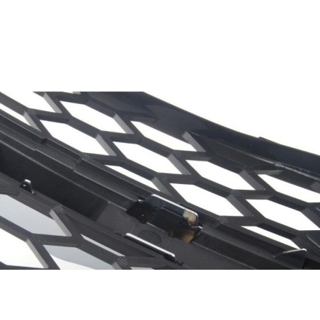 Grille de phare antibrouillard avant droit de pare-chocs noir - Pièces d'origine Audi 4G8807682E9B9 Grille de phare antibrouillard avant droit de pare-chocs noir - Pièces d'origine Audi 4G8807682E9B9