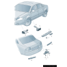 Indicateur de clignotant avant droit de pare-chocs - Pièces d'origine Audi 4F0945072 Indicateur de clignotant avant droit de pare-chocs - Pièces d'origine Audi 4F0945072