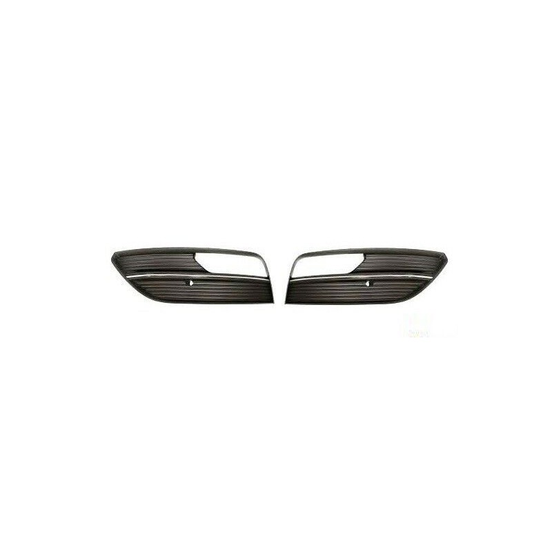 Right coté conducteur Left Bumper Fog Light Black Grill Set - Original parts Audi 8V38076829B9/8V3807681A9B9