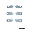 Right coté conducteur Left Bumper Fog Light Grill Satin Black - Original parts Audi 8U0807682ESP9/8U0807681ESP9 Right coté conducteur Left Bumper Fog Light Grill Satin Black - Original parts Audi 8U0807682ESP9/8U0807681ESP9