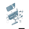 Accoudoir de porte droit noir RHD - Pièces d'origine Audi 8J286717424A Accoudoir de porte droit noir RHD - Pièces d'origine Audi 8J286717424A