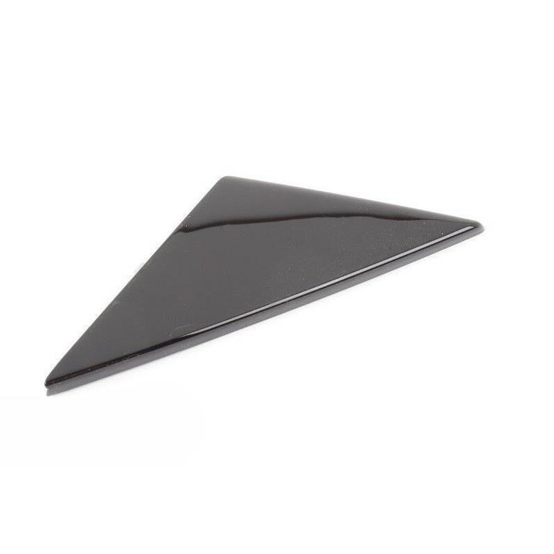 Triangle d'angle de miroir de porte avant droit coté passager en noir - Pièces d'origine Audi 4G8837638A