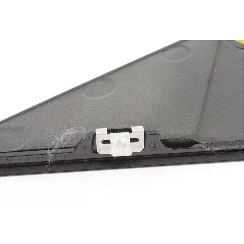Triangle d'angle de miroir de porte avant droit coté passager en noir - Pièces d'origine Audi 4G8837638A