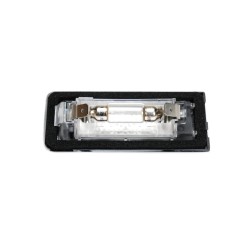 Couvercle de lentille de lumière de plaque d'immatriculation arrière droit coté passager - Pièces d'origine Audi 8N0943022A