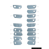 Pare-chocs S Line avec grille de feux antibrouillard et paire gauche/droite - Pièces d'origine Audi 8R0807681EZDE/8R0807682EZDE Pare-chocs S Line avec grille de feux antibrouillard et paire gauche/droite - Pièces d'origine Audi 8R0807681EZDE/8R0807682EZDE