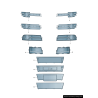 S Line Front Bumper Fog Light Grill Set Left+Right - Original parts Audi 4F0807682Q3FZ/4F0807681Q3FZ S Line Front Bumper Fog Light Grill Set Left+Right - Original parts Audi 4F0807682Q3FZ/4F0807681Q3FZ