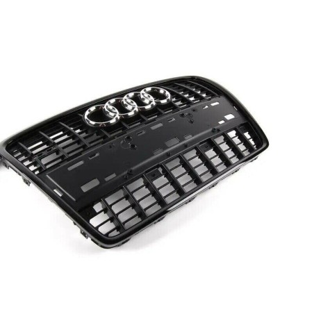 Pare-chocs avant S Line avec grille centrale brillante noire - Pièces d'origine Audi 8P4853651DVMZ Pare-chocs avant S Line avec grille centrale brillante noire - Pièces d'origine Audi 8P4853651DVMZ