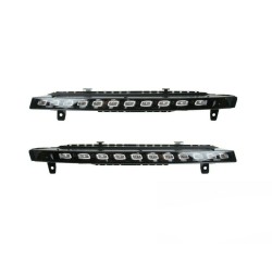Pare-chocs avant S Line avec clignotants à LED - Ensemble de paires de pièces d'origine Audi 4L0953041E/4L0953042E.