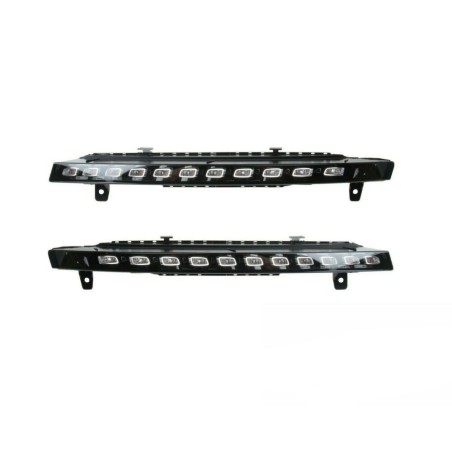 Pare-chocs avant S Line avec clignotants à LED - Ensemble de paires de pièces d'origine Audi 4L0953041E/4L0953042E. Pare-chocs avant S Line avec clignotants à LED - Ensemble de paires de pièces d'origine Audi 4L0953041E/4L0953042E.