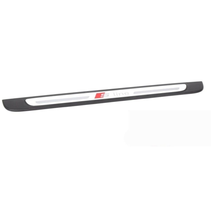 Bande de seuil d'entrée de porte avant S Line côté droit coté passager - Pièces d'origine Audi 8X4853373B9B9