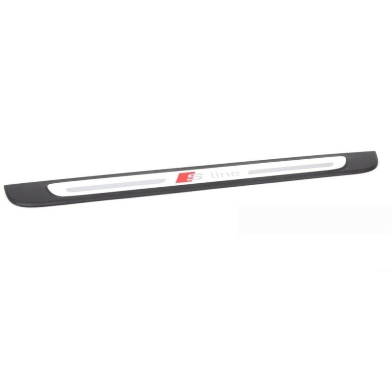 Bande de seuil d'entrée de porte avant S Line côté droit coté passager - Pièces d'origine Audi 8X4853373B9B9