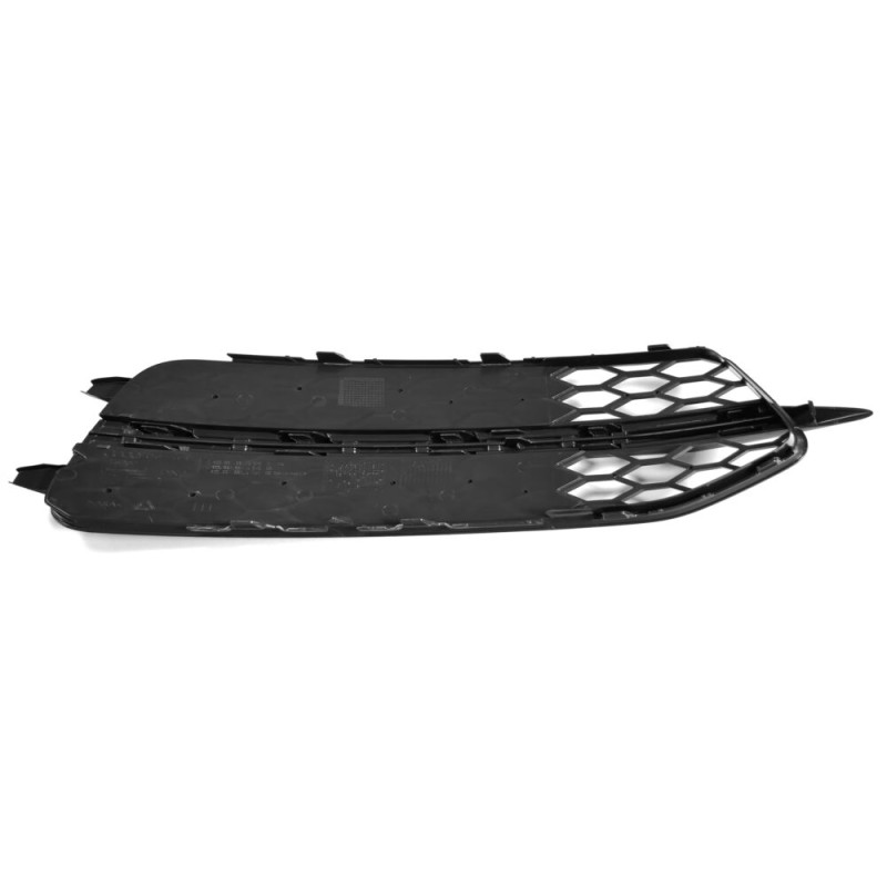 Grille de pare-chocs gauche S Line coté conducteur avec entourage de phare antibrouillard - Pièces d'origine Audi 4G0807681D9B9