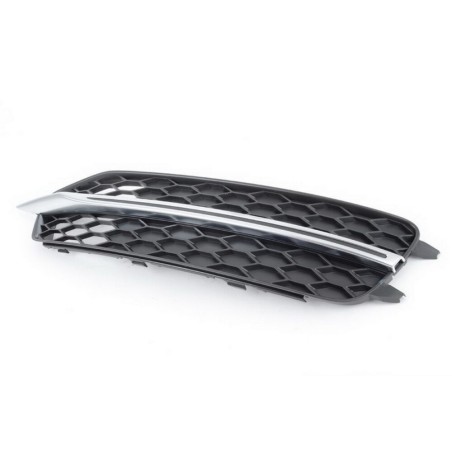 Grille de pare-chocs droit S Line avec garniture de phare antibrouillard - Pièces d'origine Audi 4G0807682J01C. Grille de pare-chocs droit S Line avec garniture de phare antibrouillard - Pièces d'origine Audi 4G0807682J01C.