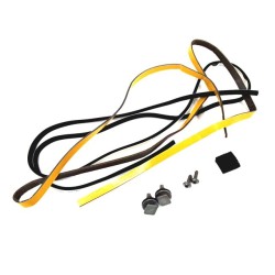 Ensemble de pièces de fixation pour spoiler - Pièces d'origine Audi 8R0898941