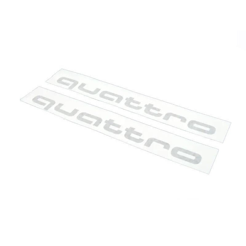 Décalcomanie latérale Quattro Film Noir - Pièces d'origine Audi 4G0064317AY9B