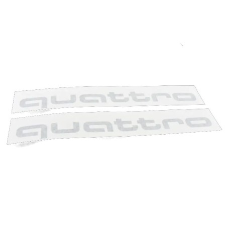 Décalcomanie latérale Quattro Film Noir - Pièces d'origine Audi 4G0064317AY9B