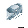 Protection de bas de caisse contre les éclats de pierre, apprêtée, côté droit coté passager - Pièces d'origine Audi 8T0854932AGR Protection de bas de caisse contre les éclats de pierre, apprêtée, côté droit coté passager - Pièces d'origine Audi 8T0854932AGR