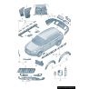 Insert en caoutchouc pour marchepied latéral - Pièces d'origine Audi 4L0071065A Insert en caoutchouc pour marchepied latéral - Pièces d'origine Audi 4L0071065A