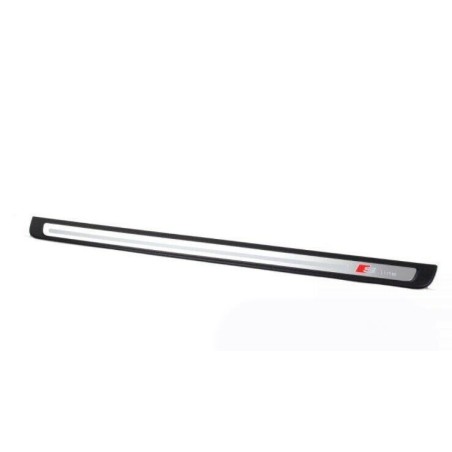 Bande de seuil d'entrée de porte S-Line gauche coté conducteur - Pièces d'origine Audi 8T0853373H01C