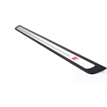 Bande de seuil d'entrée de porte S-Line gauche coté conducteur - Pièces d'origine Audi 8T0853373H01C