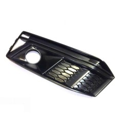 Pare-chocs avant S-Line avec grille inférieure en chrome foncé côté gauche coté conducteur - Pièces d'origine Audi 8W0807681GFUQ