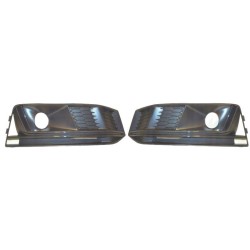 Pare-chocs avant S-Line Grille inférieure en chrome foncé gauche droite - Pièces d'origine Audi 8W0807681GFUQ/8W0807682GFUQ
