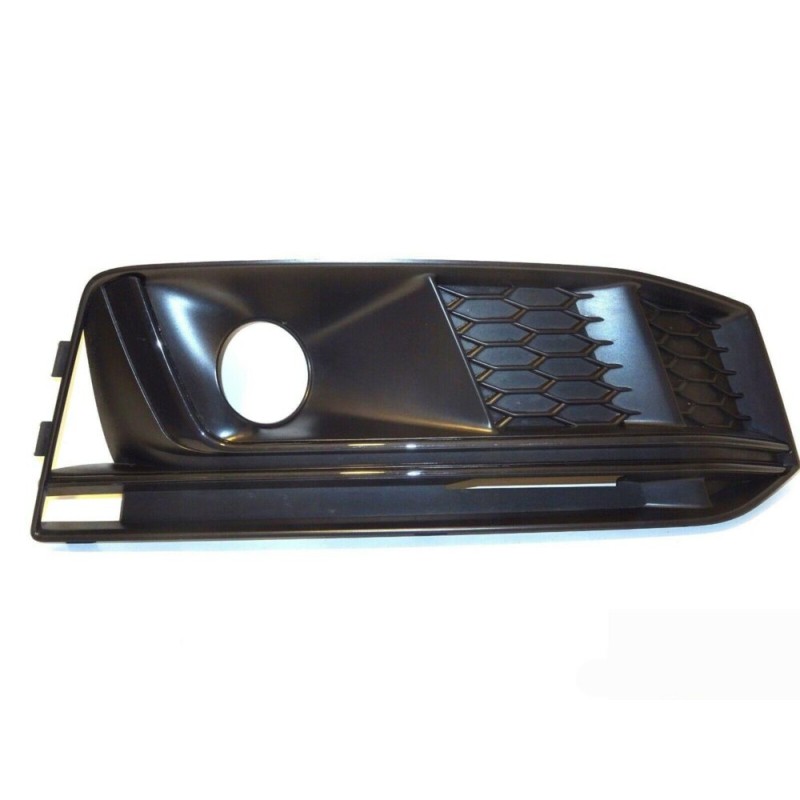 Pare-chocs avant S-Line avec grille inférieure en chrome foncé côté droit coté passager - Pièces d'origine Audi 8W0807682GFUQ.