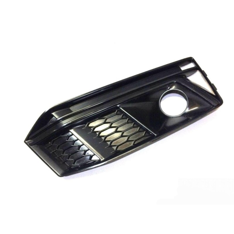 Pare-chocs avant S-Line avec grille inférieure en chrome foncé côté droit coté passager - Pièces d'origine Audi 8W0807682GFUQ.