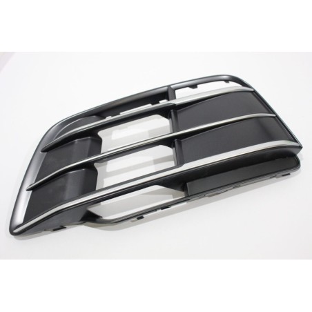 Couverture de grille inférieure de pare-chocs avant S-Line gauche coté conducteur - Pièces d'origine Audi 80A807679HRU6 Couverture de grille inférieure de pare-chocs avant S-Line gauche coté conducteur - Pièces d'origine Audi 80A807679HRU6