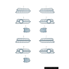 Pare-chocs avant S-Line, grille inférieure gauche coté conducteur noire/chromée - Pièces d'origine Audi 4G0807647F9B9 Pare-chocs avant S-Line, grille inférieure gauche coté conducteur noire/chromée - Pièces d'origine Audi 4G0807647F9B9
